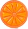 61.5" Inflatable Orange Fruit Slice Swimming Pool Lounger Raft